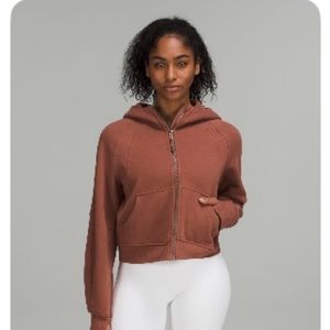 NWOT Lululemon Oversized scuba full zip in Ancient Copper